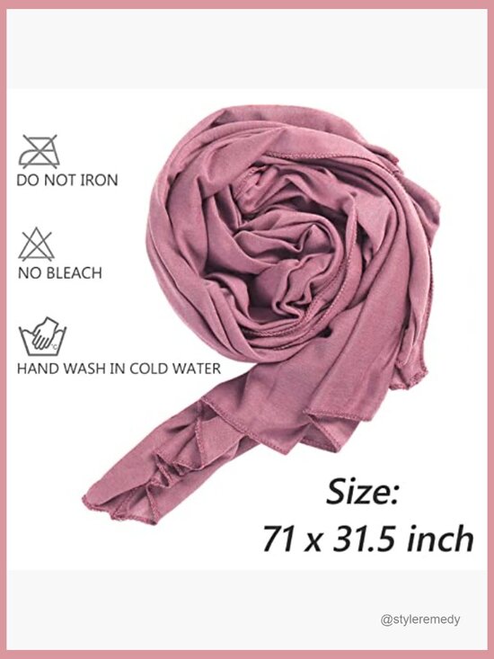 6pcs Stretch Jersey Turban Headwrap Headband Scarf Shawl Soft Urban